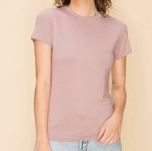 Crew Neck T-Shirt - Desert Rose